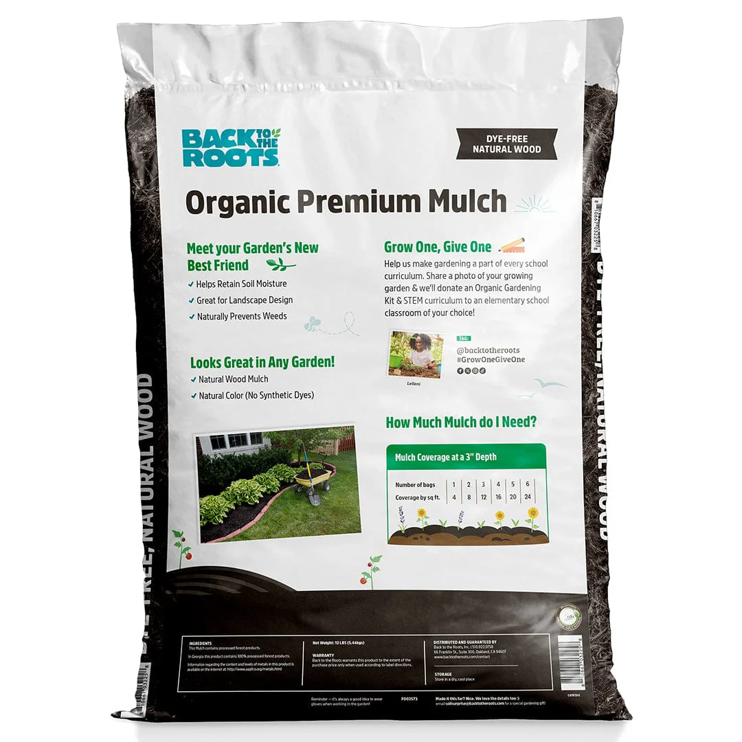 Organic Premium Mulch — Natural Wood (1 cubic ft) 2 Pack — Ready to Use - Image 10