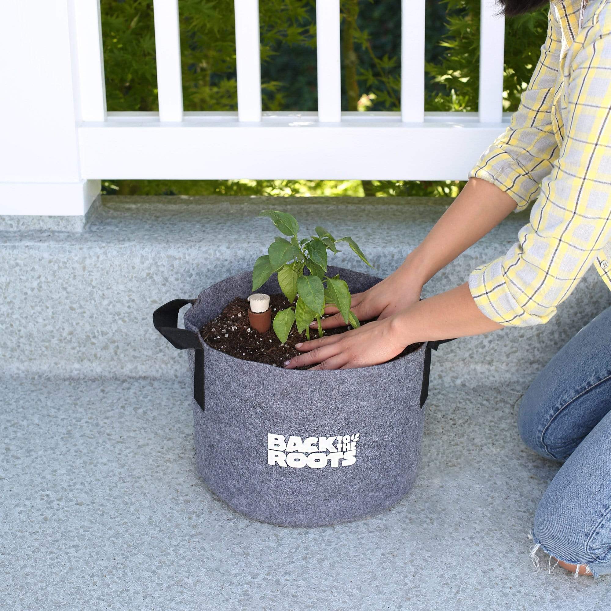 Self-Watering Fabric Garden Pot - Image 5